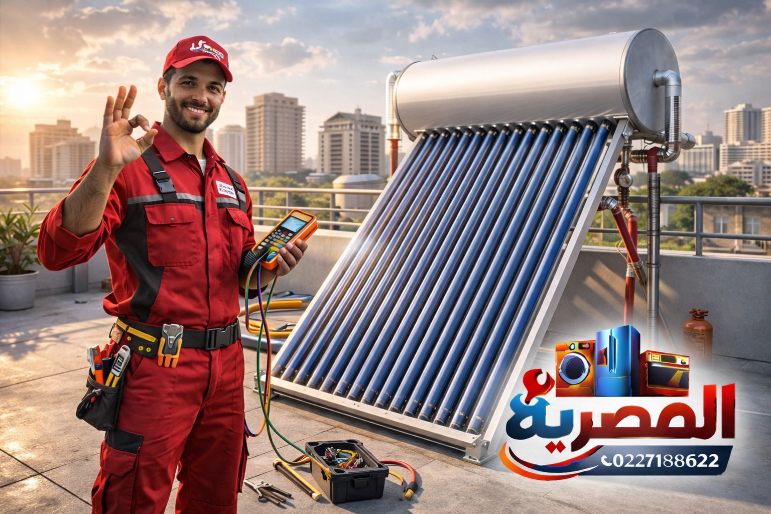 صيانة سخان شمسي 01559002420