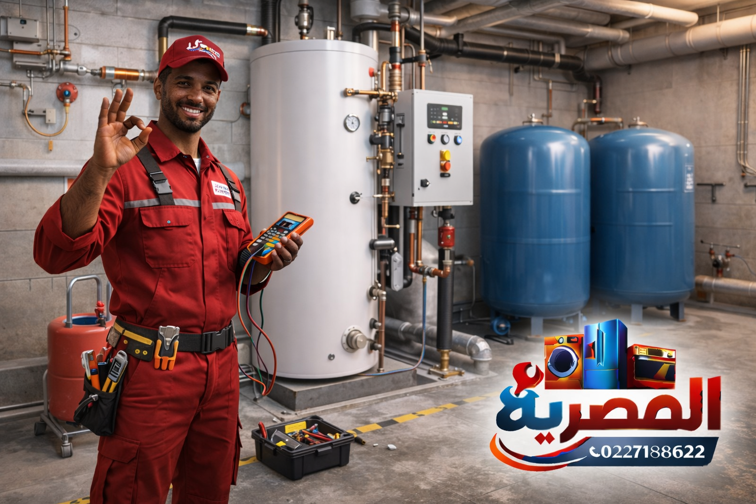 صيانة سخان مركزي 01559002420