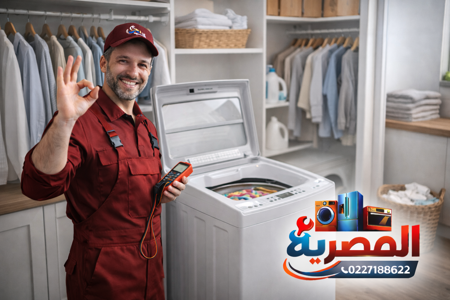 صيانة غسالة فوق اتوماتيك 01559002420